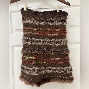 Goble knitted  tube scarf